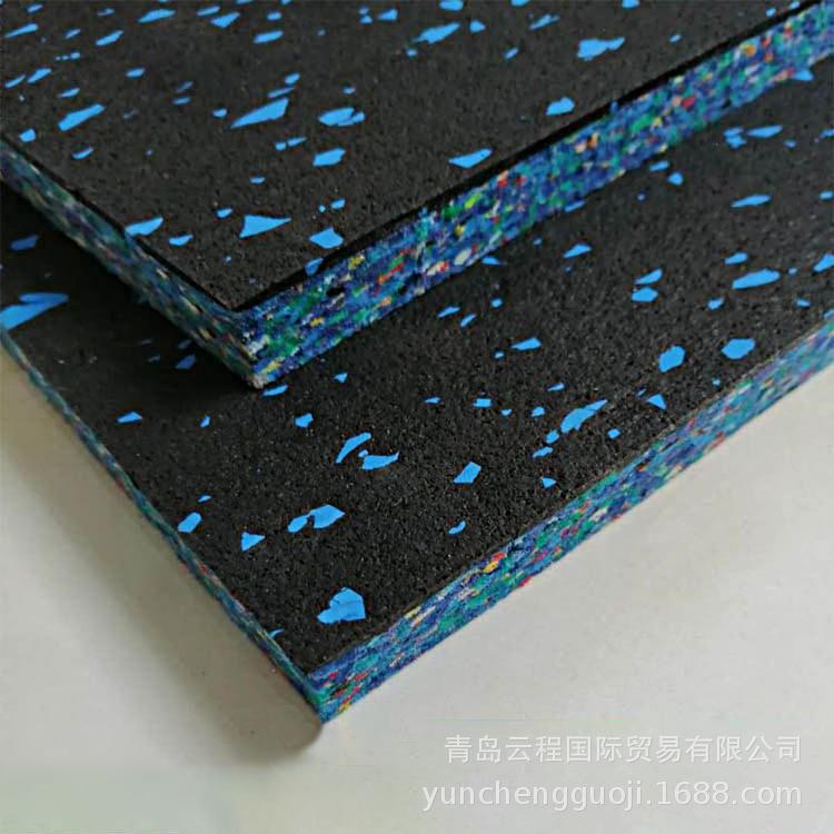 健身房用器材减震地垫 家用橡胶隔音地板垫 卡扣款耐磨橡胶地砖