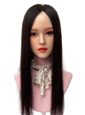 双递针15*17*30CM真发假发片头顶补发片手织女士遮白发轻薄透气
