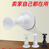 硅胶新款 卧室强磁门吸厕所门专用后免打孔地吸隐形门防风防撞静音