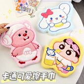 抹布加厚厨房擦手巾手帕卡通厚超强吸水挂式 可爱儿童可家用卫生间