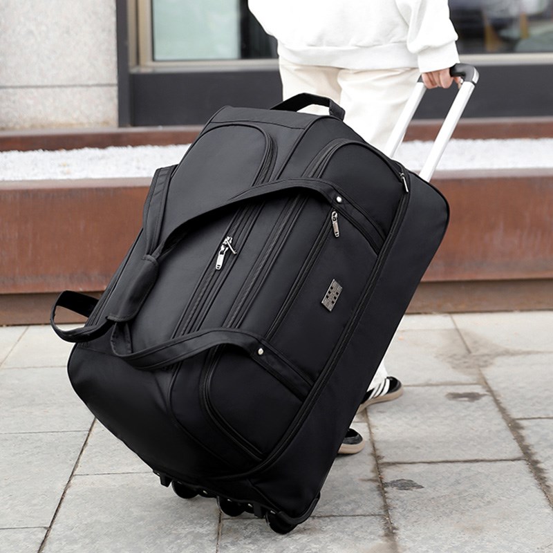 牛津布拉杆包大j容量旅行包通用出差登机包托运包可扩展容量行李