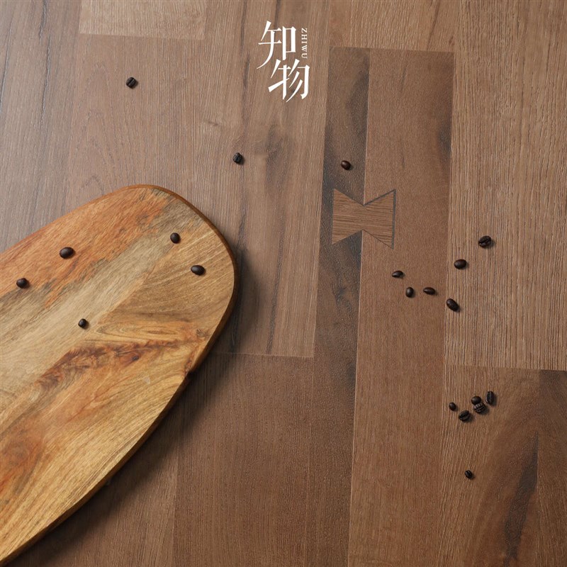 中古风榫卯木纹砖铆钉质感木地板砖D民宿客厅饭厅卧室书房地砖原