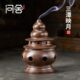 香炉印陶瓷盘香月映月茶道中式 创意塔摆件室内宝三塔香潭青瓷家用