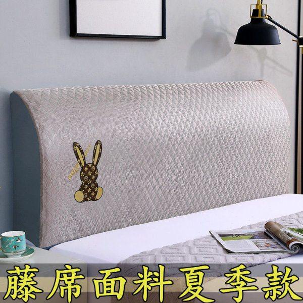 夏季全包床头套罩软包简约现代防尘软包床头罩木床靠背罩2023新款,居家布艺,床头罩,淘宝优惠券,粉丝福利购,淘宝优惠卷