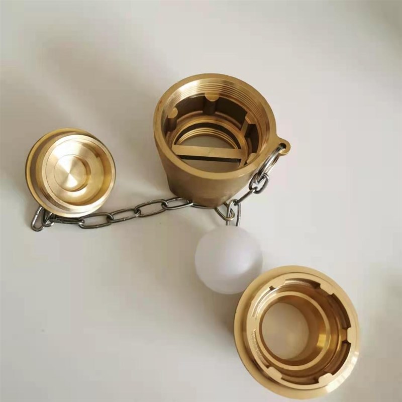 船用舱盖排水阀大舱泄水阀止回盖流水壶铜质堵漏阀1R.2 寸 1.5寸