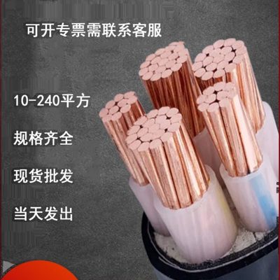 永通中策国标YJV电缆线2/3/4/5芯x10/16/25/35平方铜电缆