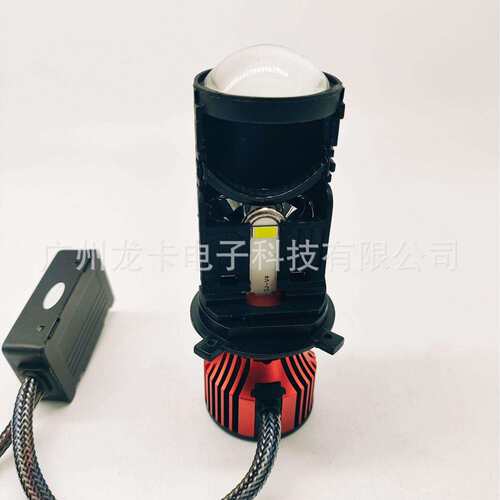 工厂直销M01S远近一体H4LED前大灯120W大功率双光透镜超亮聚光型