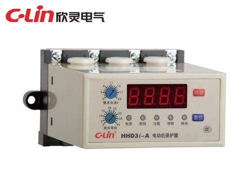 欣灵智能数显电机保护器配互感器