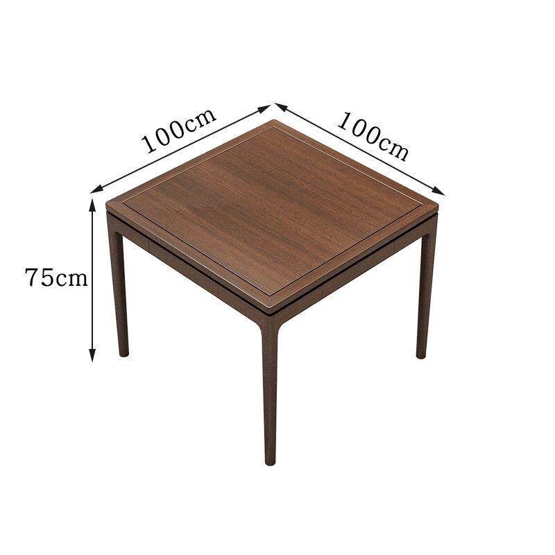 八仙桌实木正方形新中式棋牌桌椅组合四方桌家用餐桌方形茶桌实木
