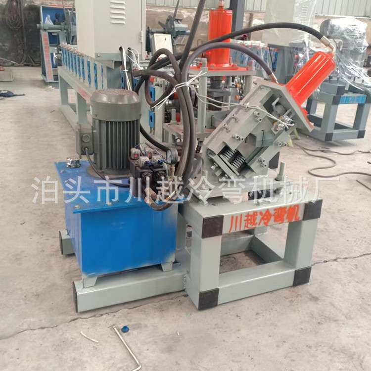 75竖向龙骨机 隔墙龙骨成型机器 全自动冲孔竖向龙骨机设备