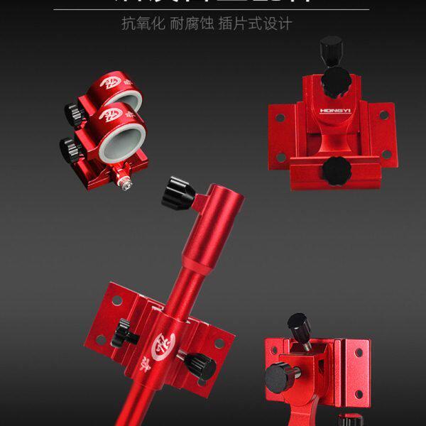 钓箱配件大全三件套铝镁合金 钓鱼炮台架座伞架灯架四件套大全特