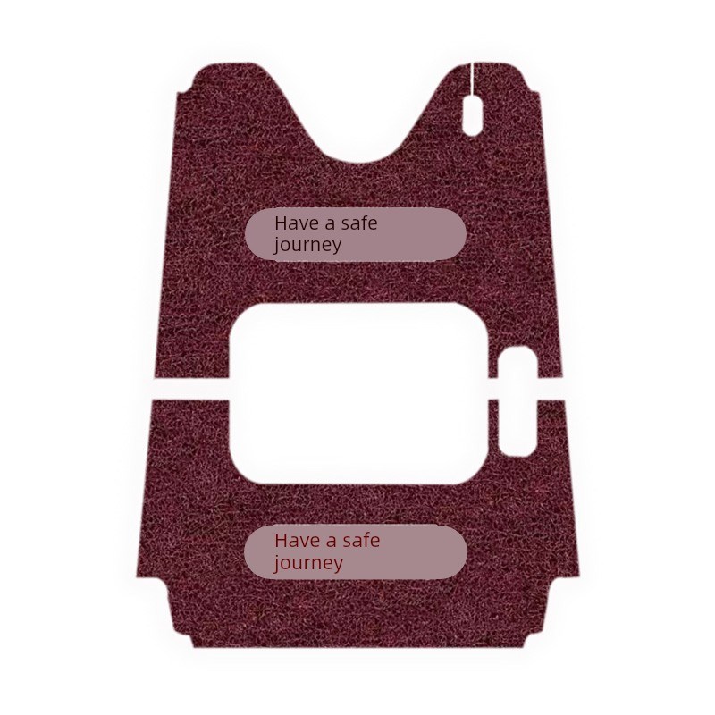 适用雅迪CL18电动三轮车脚垫YD1000DZK-43C防滑厚丝圈脚踩踏板垫