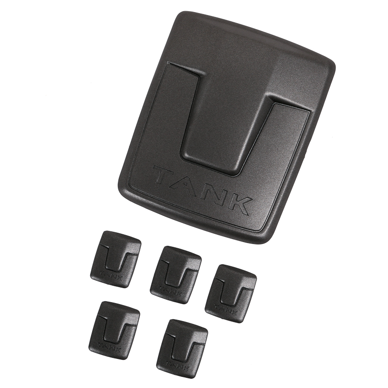 坦克300新车标改装黑色坦克标中网标轮毂标方向盘标外饰装饰贴标