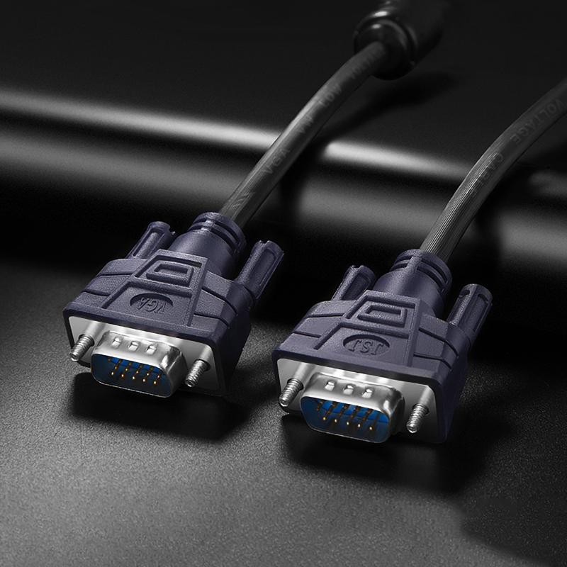VGA线台式电脑显示器延长D-SUB监控投影仪视频高清信号公对公15针