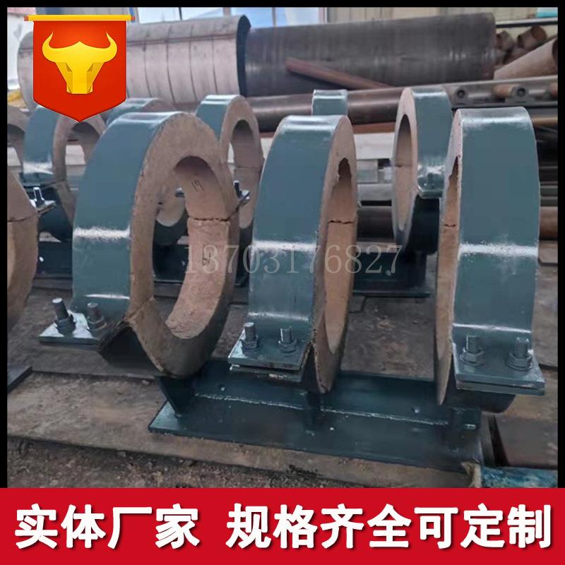 蒸汽成品隔热管托长输型LEB蛭石耐高温材料岩棉热水处理木质支架