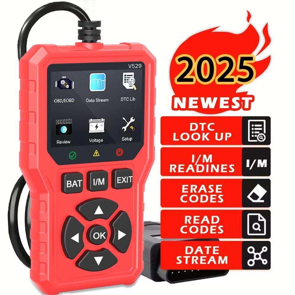 OBD2扫描仪先进的发动机诊断具有代码读取器多语言支持清除与搜索