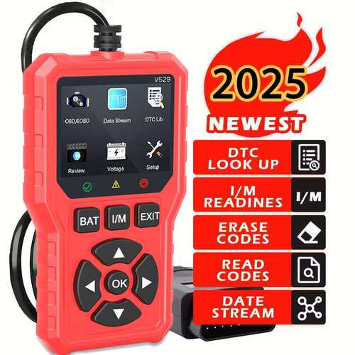 OBD2扫描仪先进的发动机诊断具有代码读取器多语言支持清除与搜索