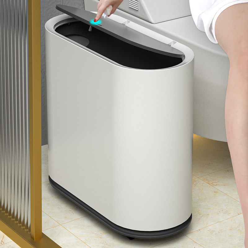 垃圾桶家用大容量卫生间厕所厨房茶几收纳桶小号带盖北Z欧轻奢纸