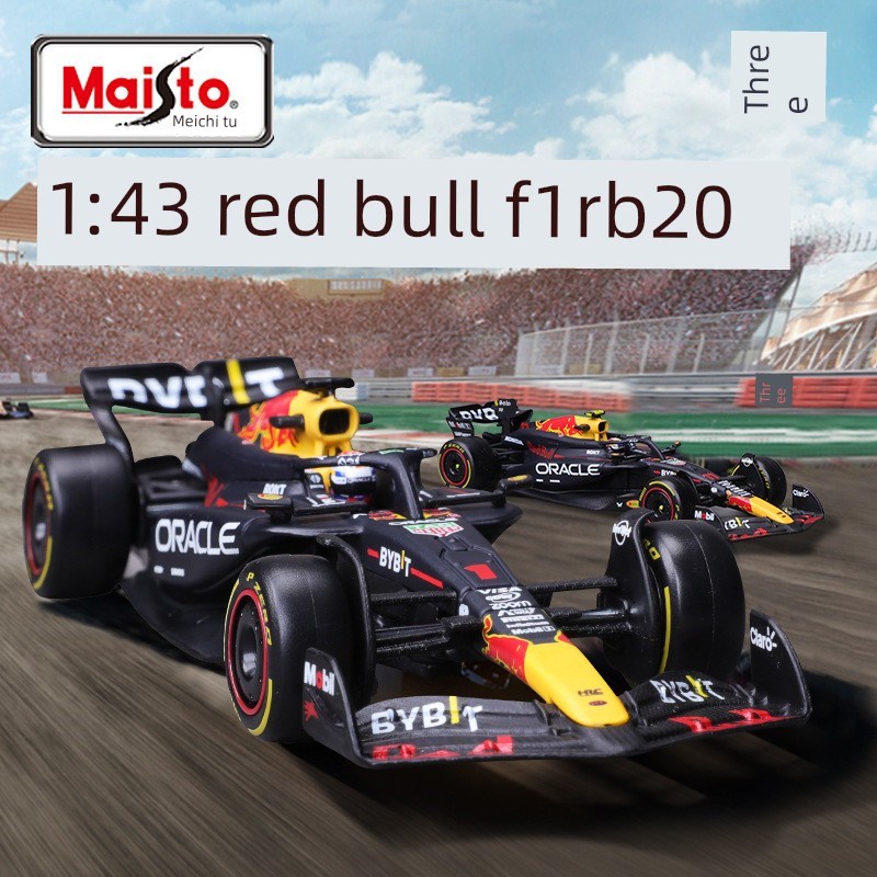 1:43红牛Rb2k0F1赛车模型2024方程式收藏装饰人造合金赛车模型