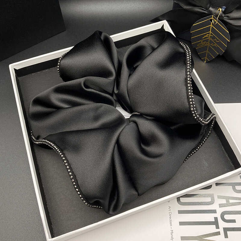 时尚气质水钻发圈大肠o圈女士头绳2024新款高端简约高级感盘发头