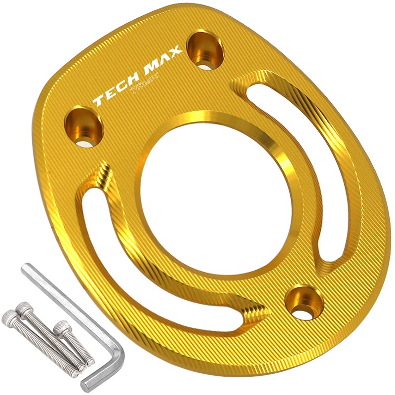 适用雅马哈TECH MAX TMAX560改装排气管装饰嘴盖消声器保护罩配件