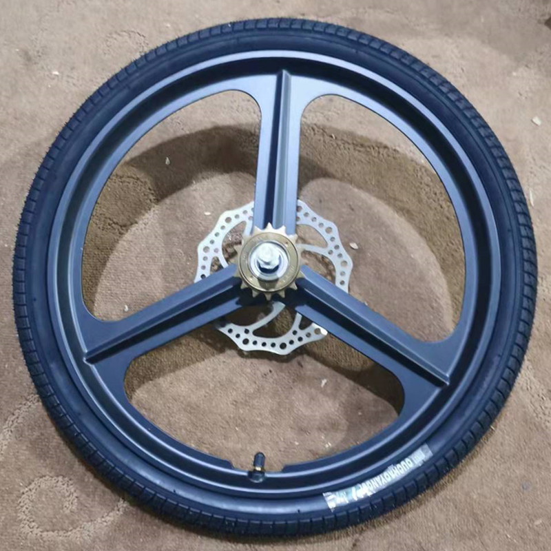 自行车轮组12 14 16 18 20 26成人小孩变速轮毂单速车轮自行车圈