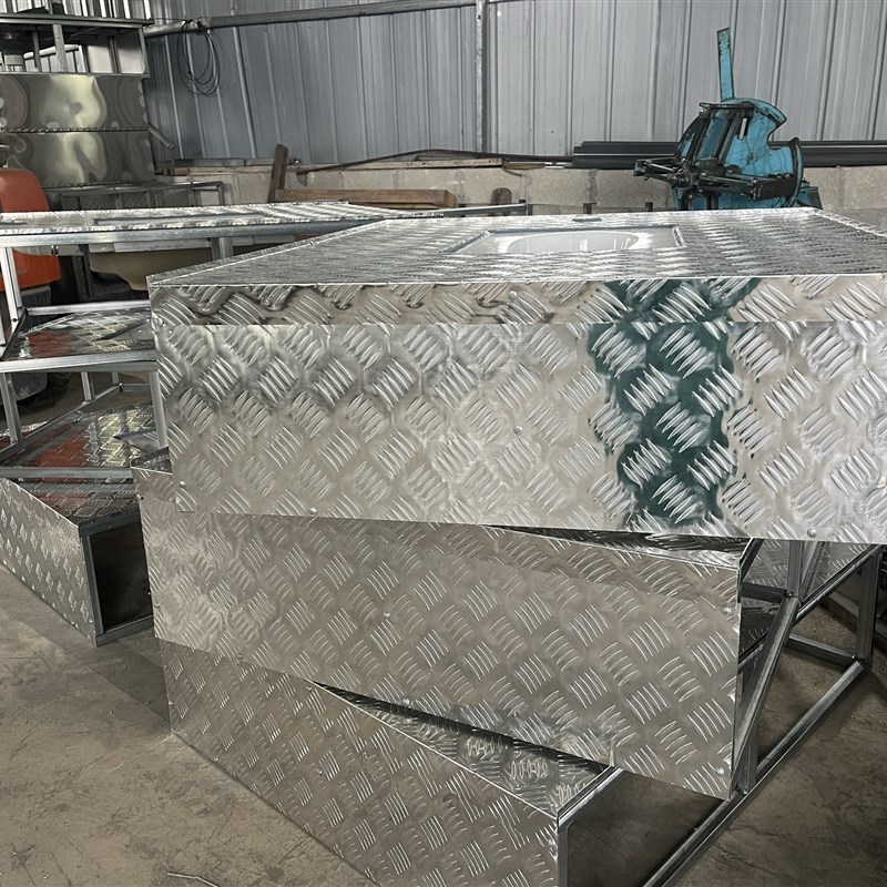 台式一体免挖坑蹲便器铝板一体蹲坑侧排蹲便器免砌台移动厕所底座