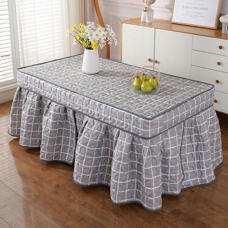 新款烤火罩长方形加厚烤火桌子罩套电炉桌罩电暖桌茶几取暖桌被子