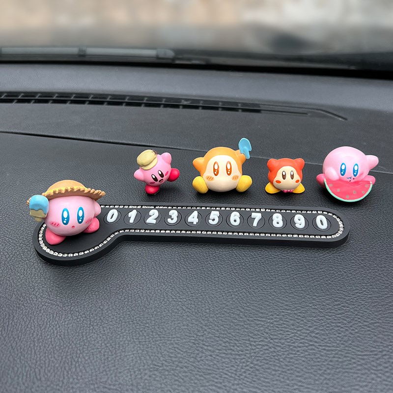 汽车临时停车牌女摆件挪车电话牌车载手机号码牌创意装饰用品大全