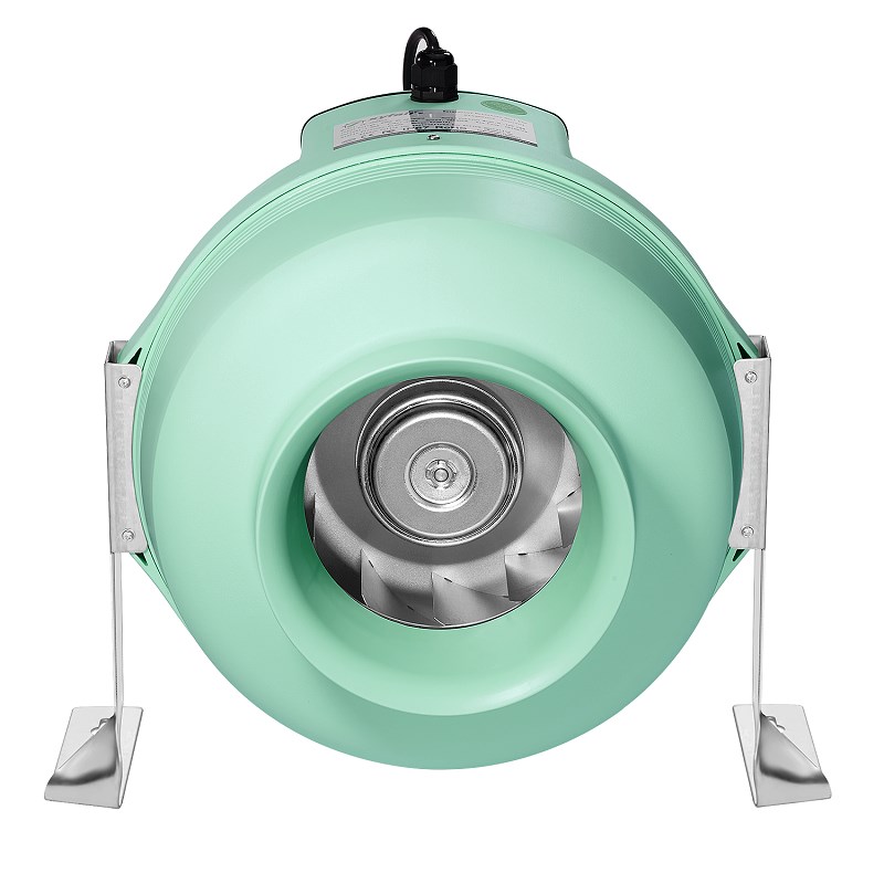 新怡风EC管道通风机静音4寸变频排风机排风扇厨房烧烤火锅排油烟