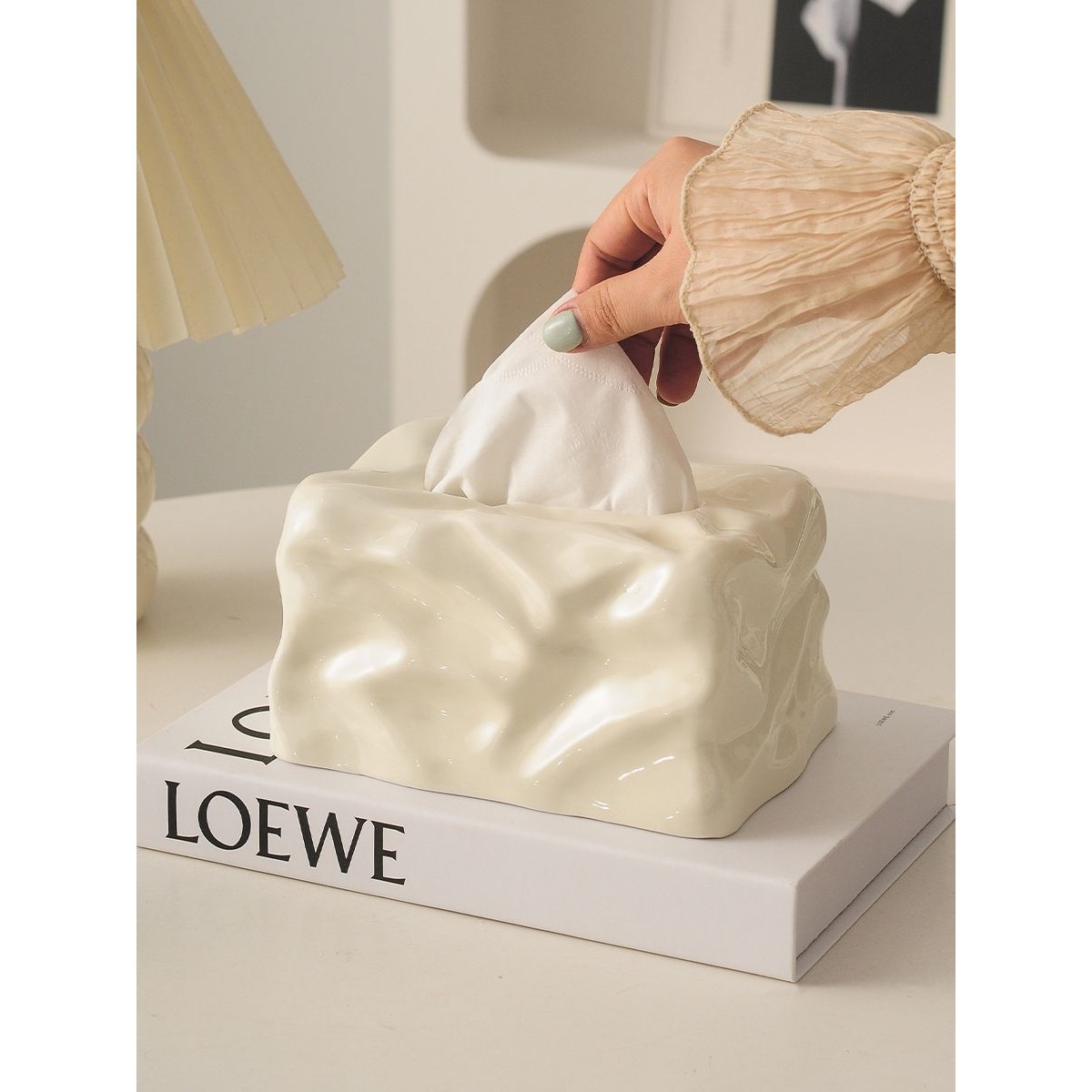 轻奢创意纸巾盒轻奢风抽纸盒感家用客厅茶几ins陶瓷餐巾纸盒其他,家居饰品,装饰纸巾盒,淘宝优惠券,粉丝福利购,淘宝优惠卷