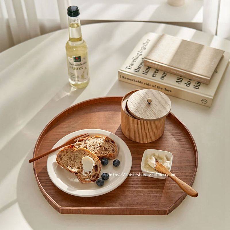 ins风木质托盘 家用水果餐盘实木茶具水杯日式拍照道具桌面收纳盘,餐饮具,餐用托盘,淘宝优惠券,粉丝福利购,淘宝优惠卷