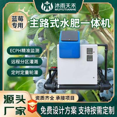 全自动种植园主路式水肥机厂家ECPH精准监测远程轮灌水肥多功能