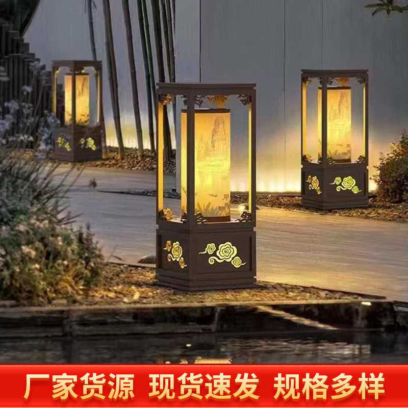 led草坪灯 方形户外市电草地灯室外花园别墅景观灯庭院灯公园路灯