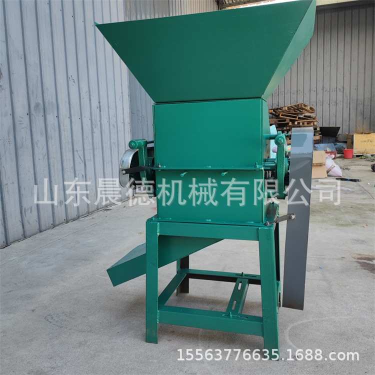 磨坊加工豆扁机 五谷杂粮挤扁多用途对辊式可调黄豆压扁机