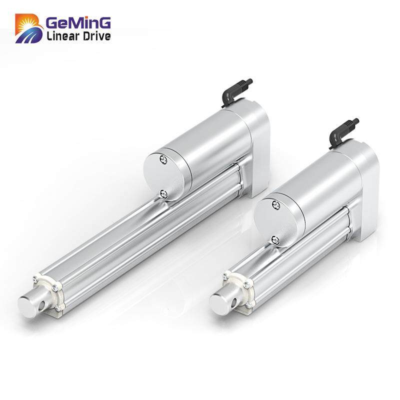 100MM行程微型电动推杆48V直流有刷直线推进器电动升降伸缩推杆