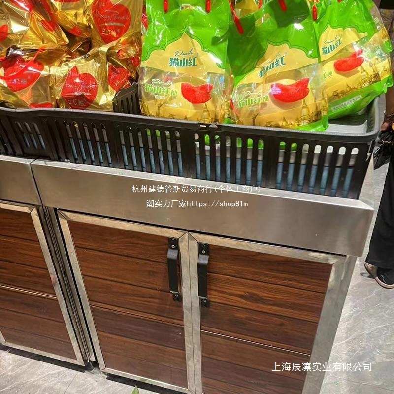 加厚超市水果护栏果蔬隔板货架隔断堆头挡板蔬菜围栏档板生鲜塑料