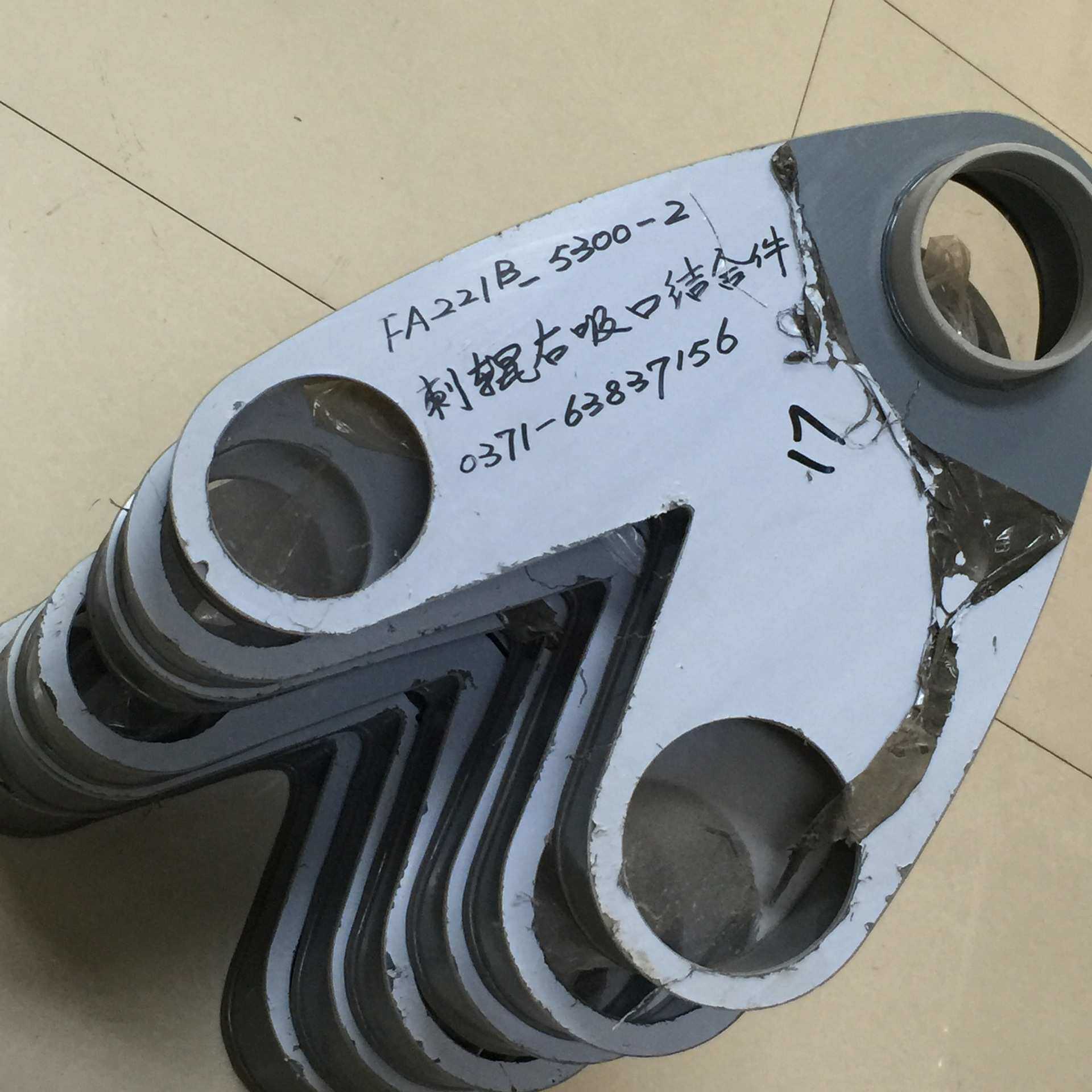 FA221B-5300-2  刺辊右吸口结合件纺机备件 纺织机械配件纺机配件