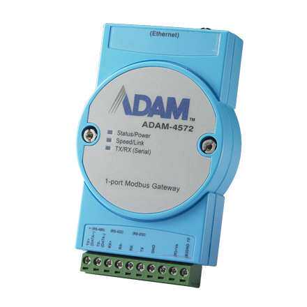 研华ADAM-4572-CE 1端口Modbus数据网关RS-485和电源线浪涌保护