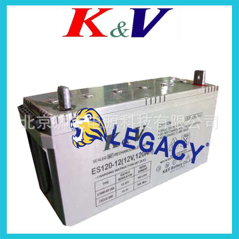 K&V蓄电池ES100H-12 12V100AH 密封式铅酸蓄电池