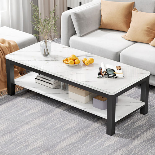 钢化玻璃茶桌客厅家用简约茶台2023新款小户型桌子出租屋轻奢茶几