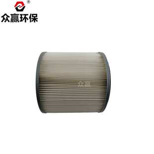 众赢环保 供应真空上料机覆膜粉尘滤筒350X240X320