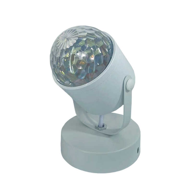 水波纹氛围灯旋转动态网红直播间背景灯卧室情调遥控七彩变色射灯