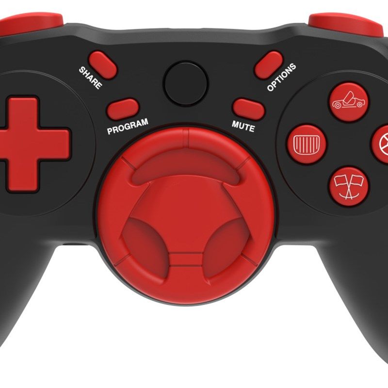 P4蓝牙私模赛车带方向盘游戏手柄电脑STEAM欧卡地平线安卓手机