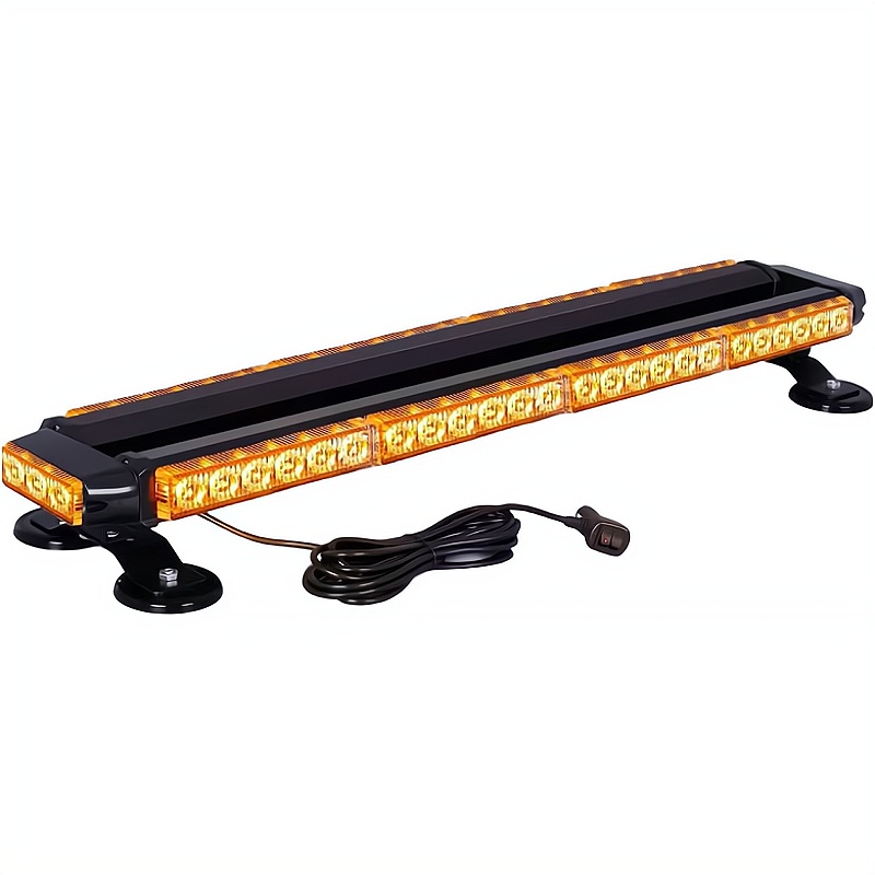 超亮LED爆闪灯长排车顶救援警示灯12v/24v工程拖车黄色闪光灯尾灯