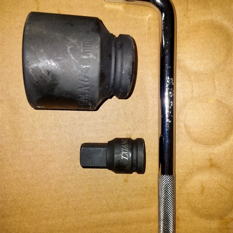 凌斌摩配 适用于 春风250 SR 后轮毂后轮螺母帽拆装工具套筒48号