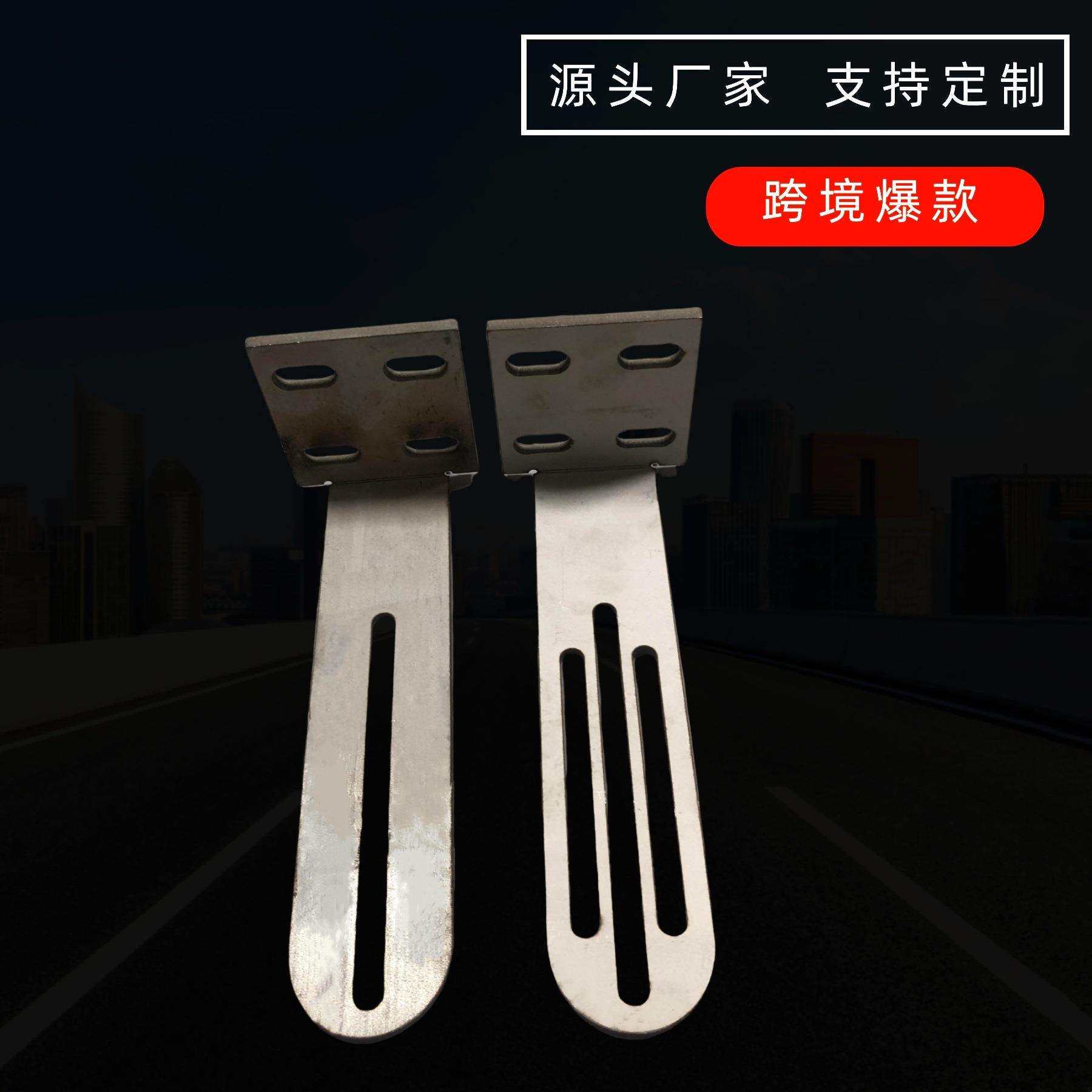不锈钢静音双夹轮支架夹轮庭院门平移门推拉门导向轮窗定滑轮重型