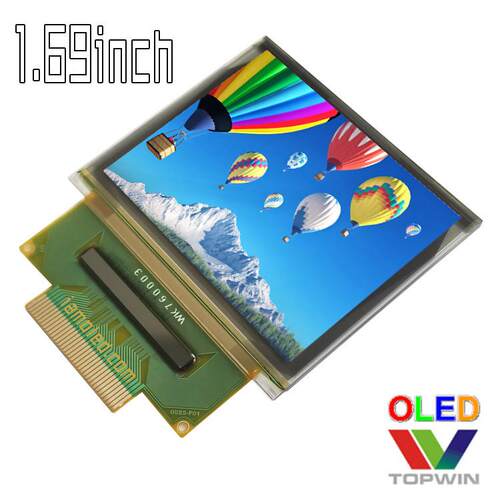 1.69寸彩色oled液晶显示屏topwin拓微UG6028GDEBF02点阵宽温高亮