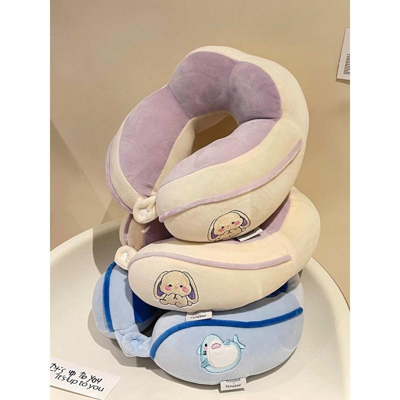 U型枕办公室午休落枕靠枕可爱卡C通旅行便携颈椎飞机枕头睡觉脖枕