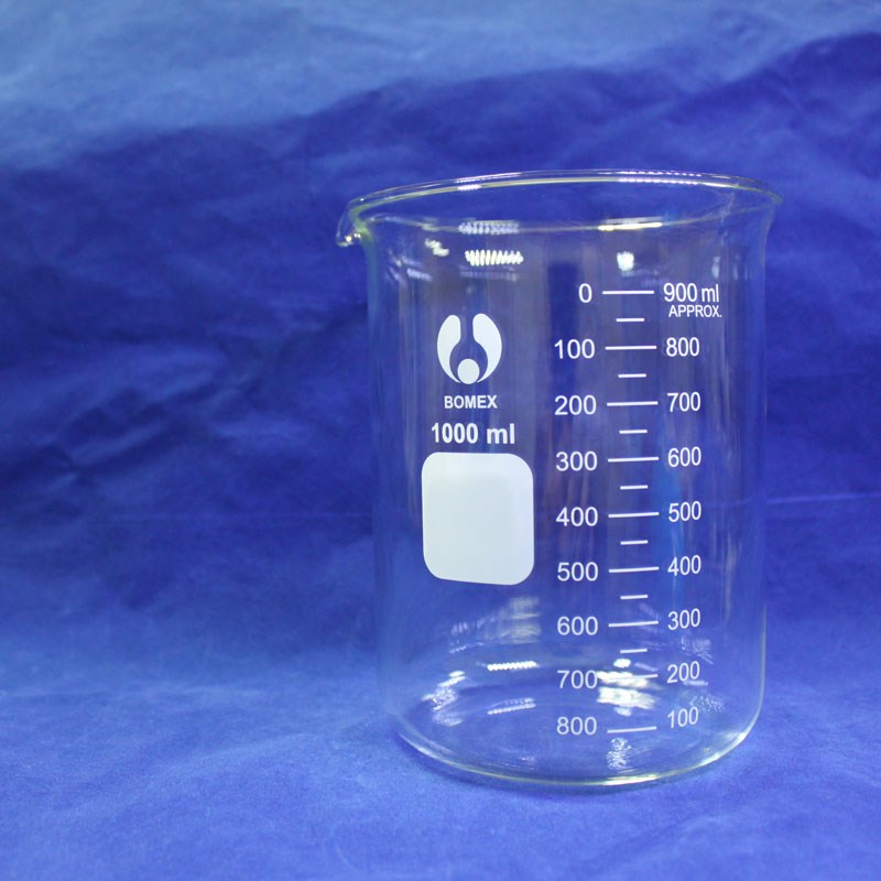 智能崩解仪专用烧杯900mpl玻璃烧杯1000ml量杯1L北玻北京博美BOME